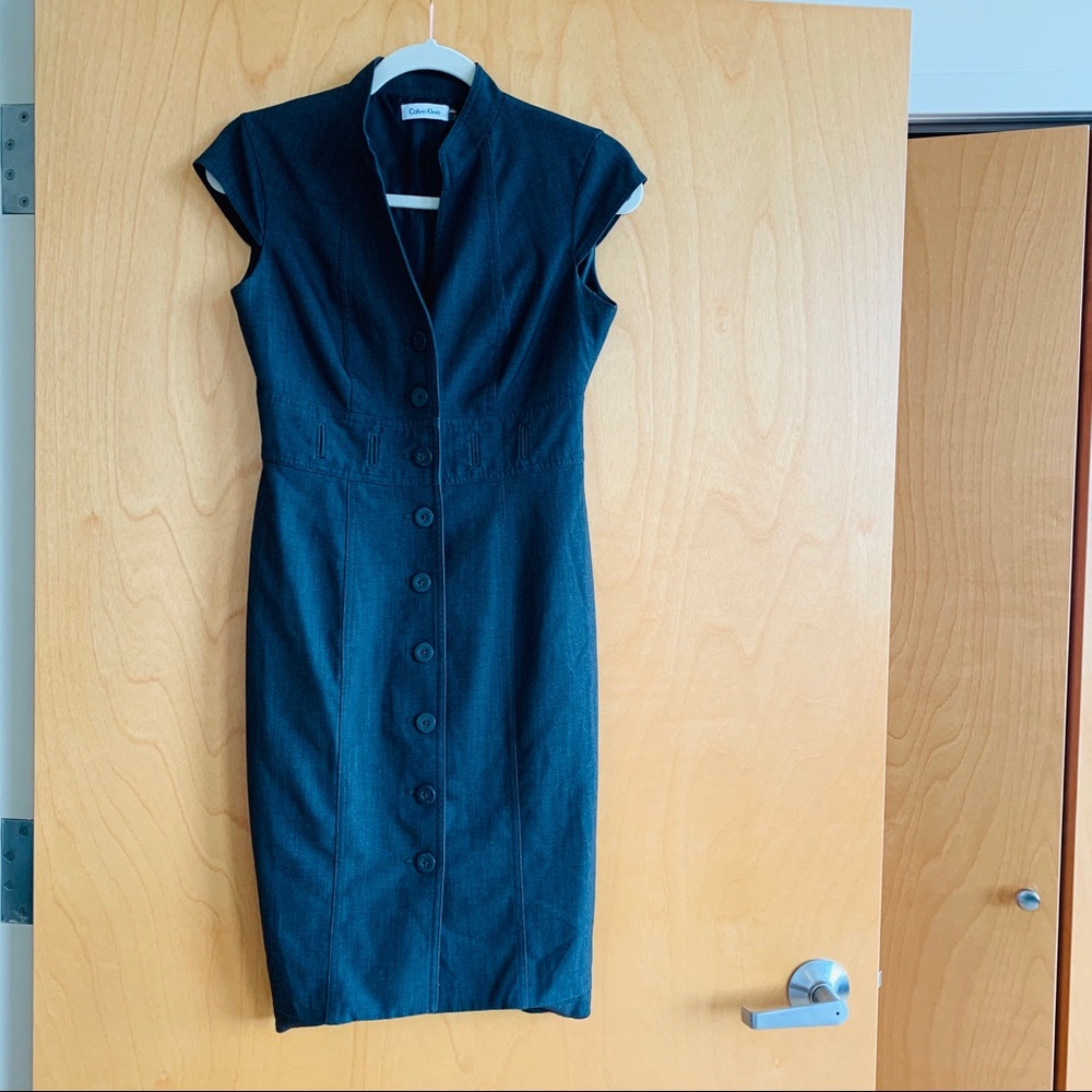 Gray Calvin Klein Dress, SIZE 6